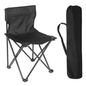YSSOA Portable Folding Camping Chair with Carry Bag for Adults, Collapsible Anti-Slip Padded Oxford Cloth Stool for Beach, Hiking, Fishing, Garde (Color: as Pic)